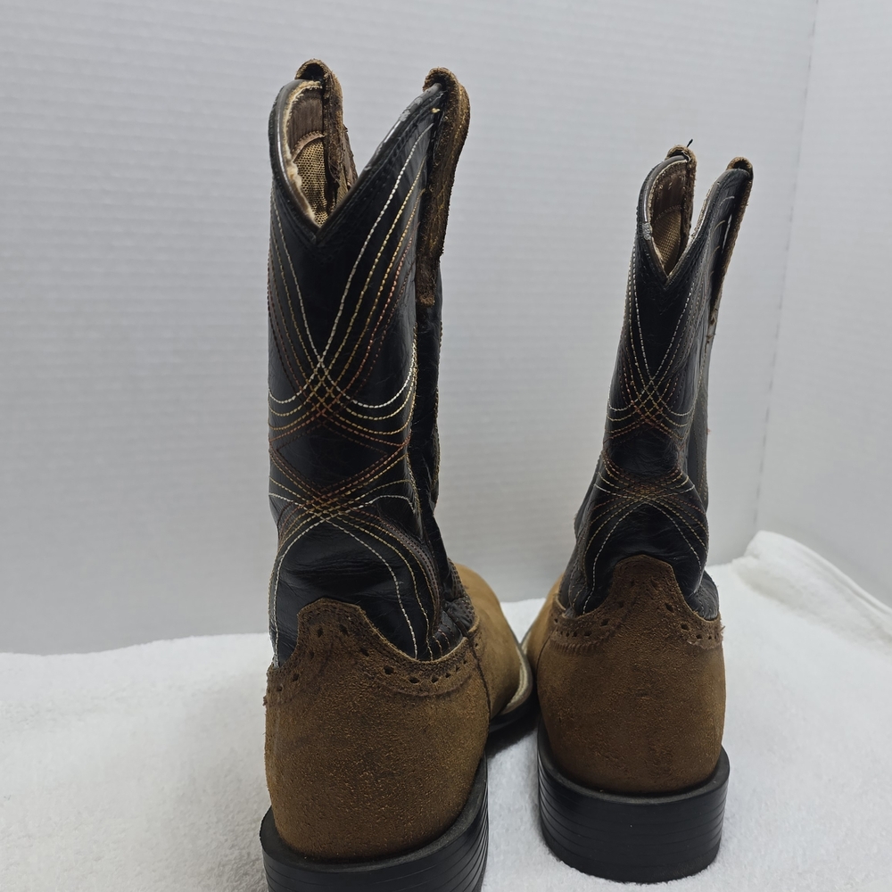 Ariat Two-Tone Western Boots - Brown and Black - Picture 7 of 15